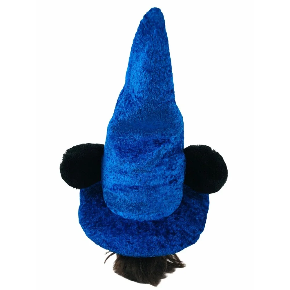 Disney Parks Mickey Mouse Fantasia Hat Sorcerer Wizard Plush Ears Hat Youth Size